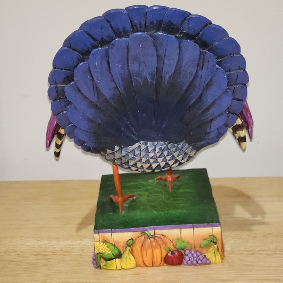 10" Heartwood Creek Jim Shore Turkey "Strutting Proud" from 2005 - Picture 8 of 14